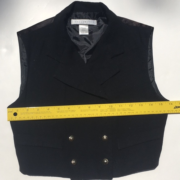 The Limited wool blend black vest size extra small - Picture 7 of 7